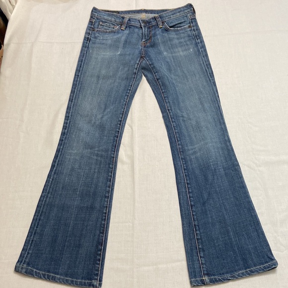Citizens of Humanity Stretch Low Waist Bootcut Womens Denim Jeans EUC Size 26 - Picture 4 of 13